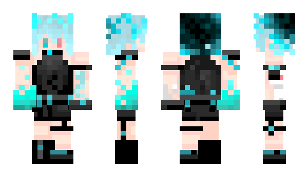 Minecraft skin WhiteMagpie