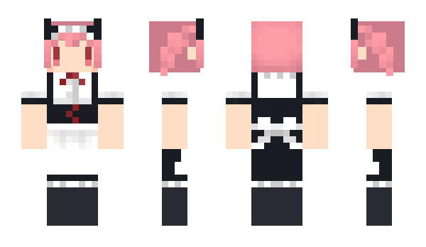 Minecraft skin NumberGirl