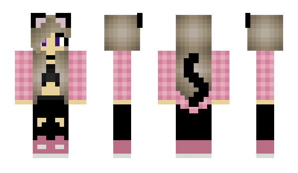 Minecraft skin Mathematicienne_