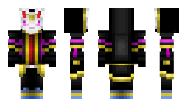 Minecraft skin Axalotle