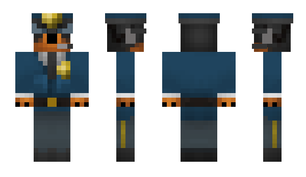 Minecraft skin OfficerDog