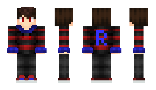 Minecraft skin ItsRikkyPvP