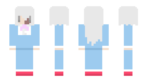 Minecraft скин по нику HINA1256