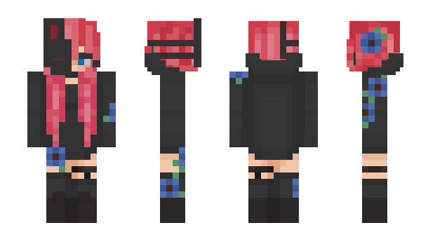 Minecraft skin HallowGirl