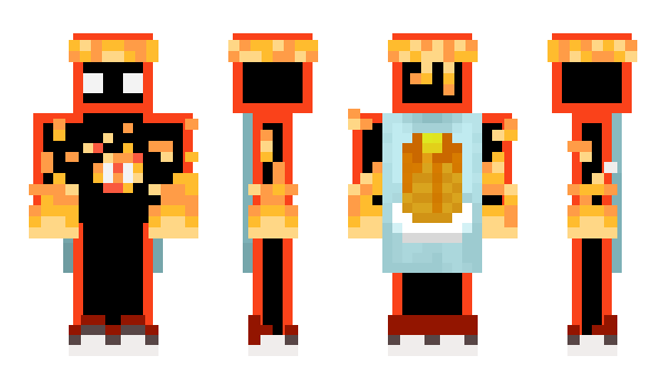 Minecraft skin FlameBeastYT
