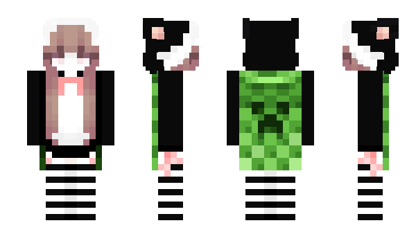 Minecraft skin HeloKitty