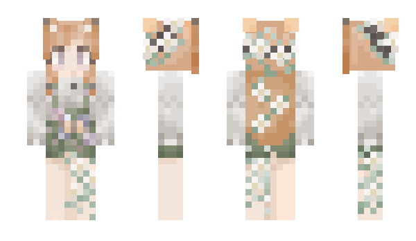 Minecraft skin bunnygirl0100