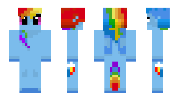 Minecraft skin bleuuh