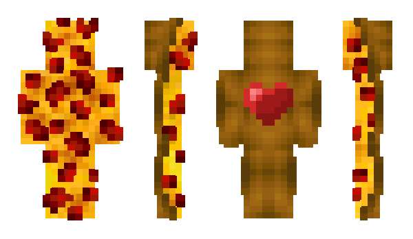 Minecraft скин по нику PizzaLovesYouToo