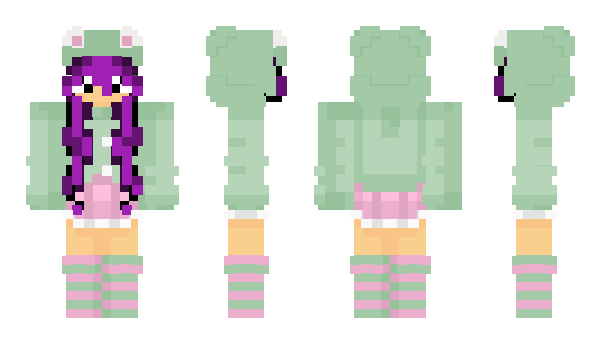 Minecraft skin emohellokitty