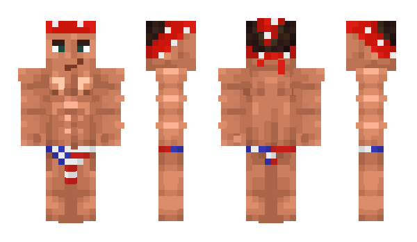 Minecraft skin Majinbog