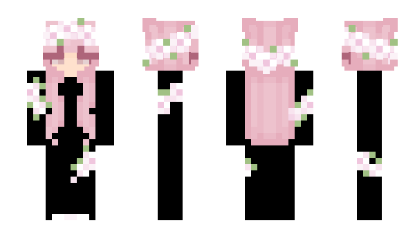 Minecraft скин по нику PinkishPeony