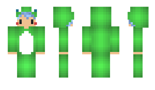 Minecraft skin xFrog