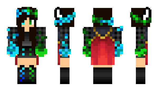 Minecraft скин по нику AspenBackfire