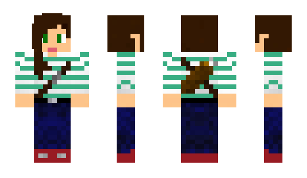 Minecraft скин по нику LeenF