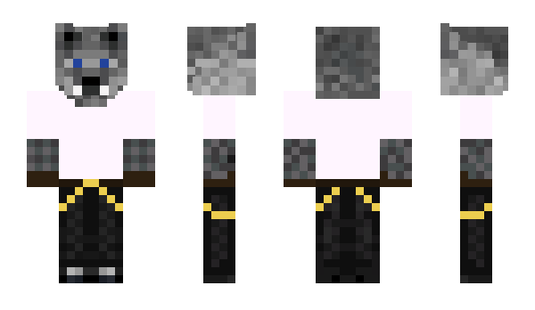 Minecraft skin WolfAdventurer