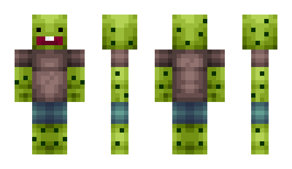 Minecraft skin KaktusPalme