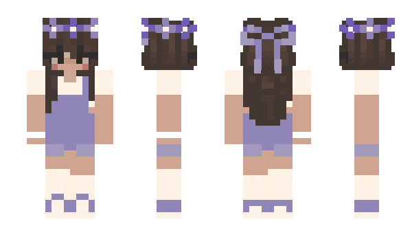 Minecraft skin LilacBloomz