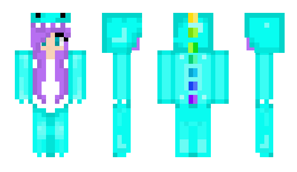 Minecraft skin aans