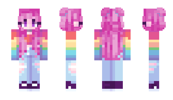 Minecraft skin Elsa4
