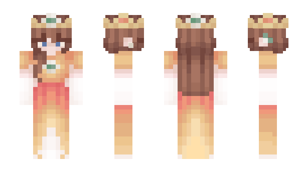 Minecraft skin BelleLetrie