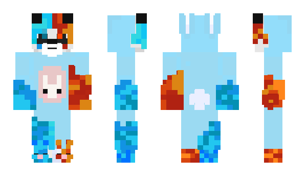 Minecraft skin Firevay