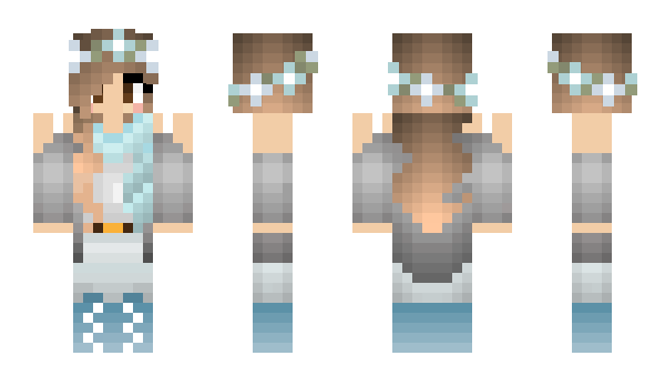 Minecraft skin Cavegirl