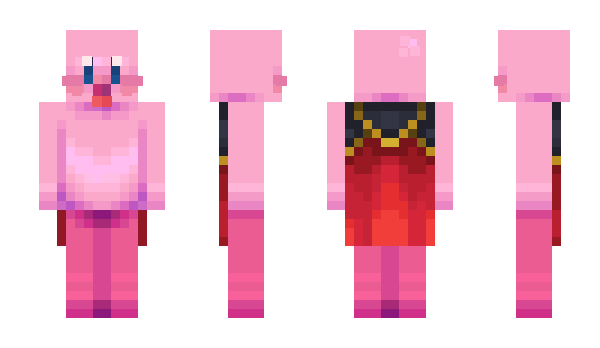 Minecraft skin kirby_starhappy