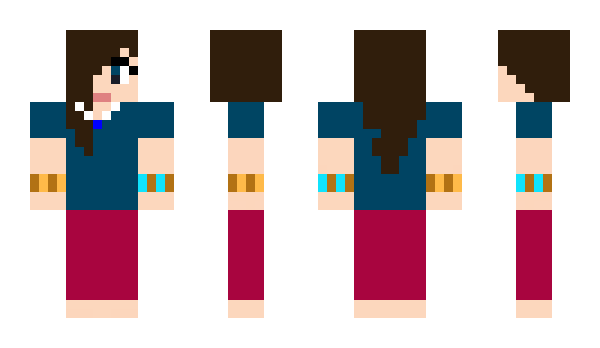 Minecraft skin PrettyPinkGirl