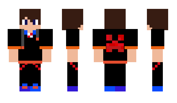 Minecraft skin AuthFoldsInHvH