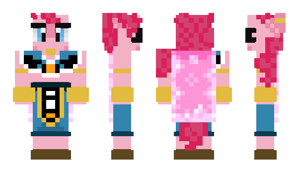 Minecraft скін по ніку APinkPony
