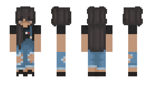 Minecraft skin Ongepast
