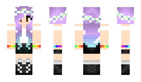 Minecraft skin purple_unicorn98