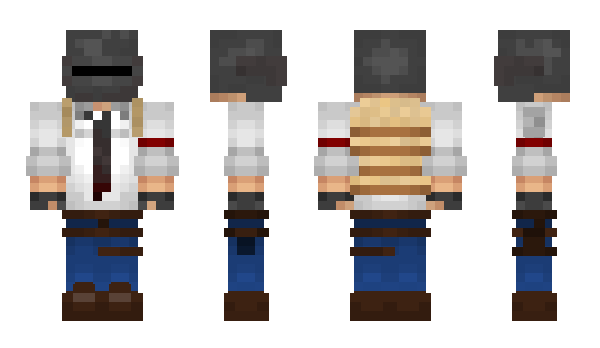 Minecraft skin figurehead