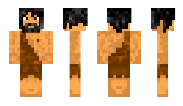 Minecraft skin caveman_140