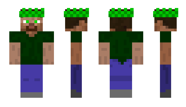 Minecraft skin greenguy1