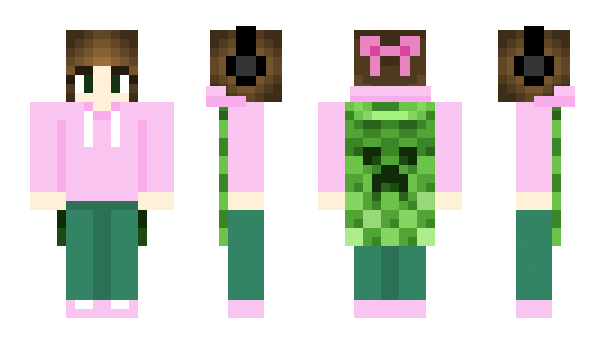 Minecraft скин по нику SweetPinkFlower