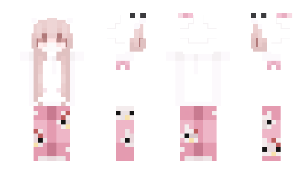 Minecraft skin StrawMilk