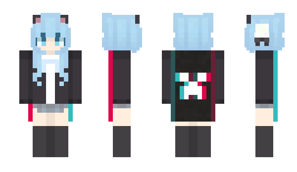 Minecraft скін по ніку Azurlanenb