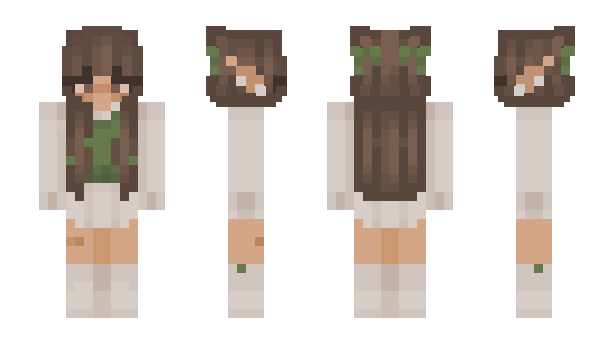 Minecraft skin Melannie