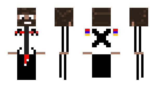 Minecraft skin Xch888