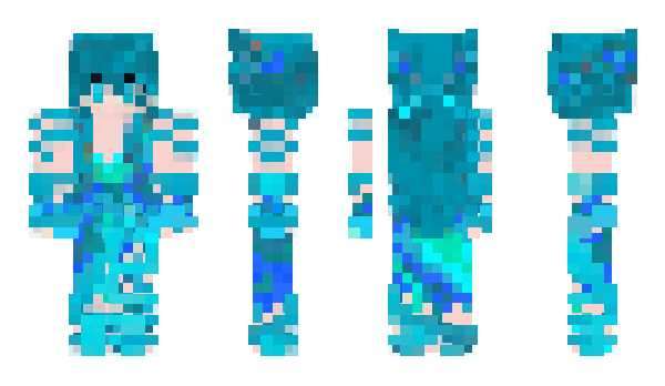 Minecraft skin Aquaya