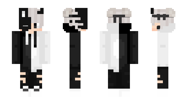 Minecraft skin YukiWolfire