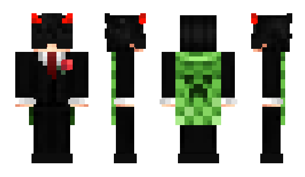 Minecraft skin ZenakuDemon