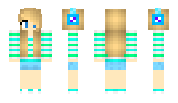 Minecraft skin Pinkgirl3004