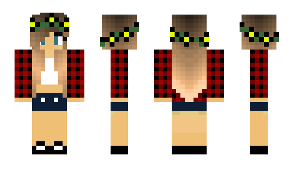 Minecraft skin MeliCielo12