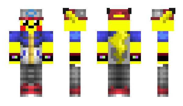 Minecraft skin Dpikachu