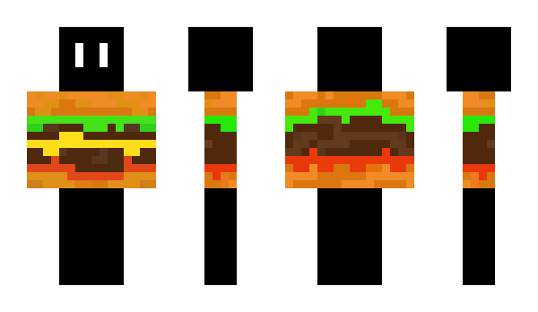 Minecraft skin Burgerbox