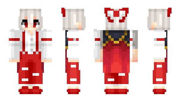 Minecraft skin HouraiVictim