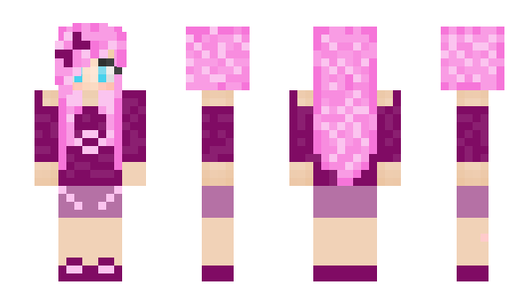 Minecraft skin FloraFilisa